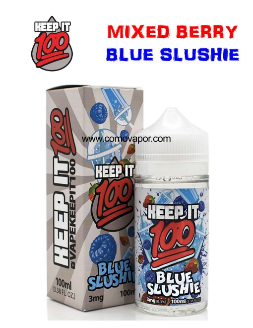 keep it 100 blue slushie